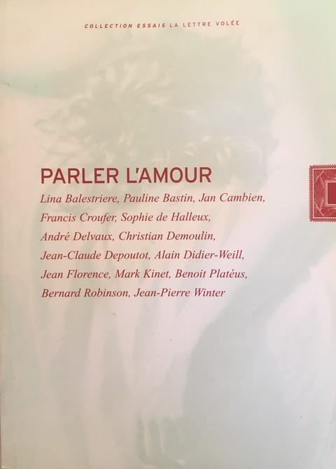 Omslag van «Parler L'Amour» (2002)