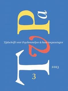 Omslag van Tijdschrift voor Psychoanalyse